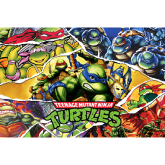 Tapis arcade NINJA TURTLES V2
