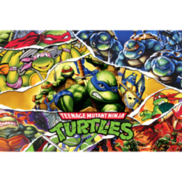 Tapis arcade NINJA TURTLES V2
