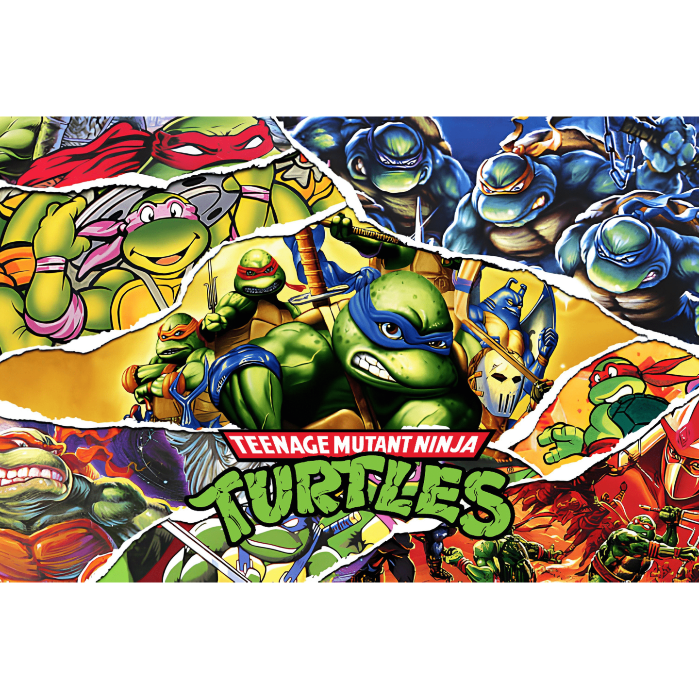 Tapis arcade NINJA TURTLES V2