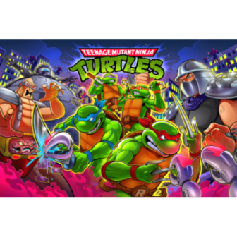Tapis arcade NINJA TURTLES V1