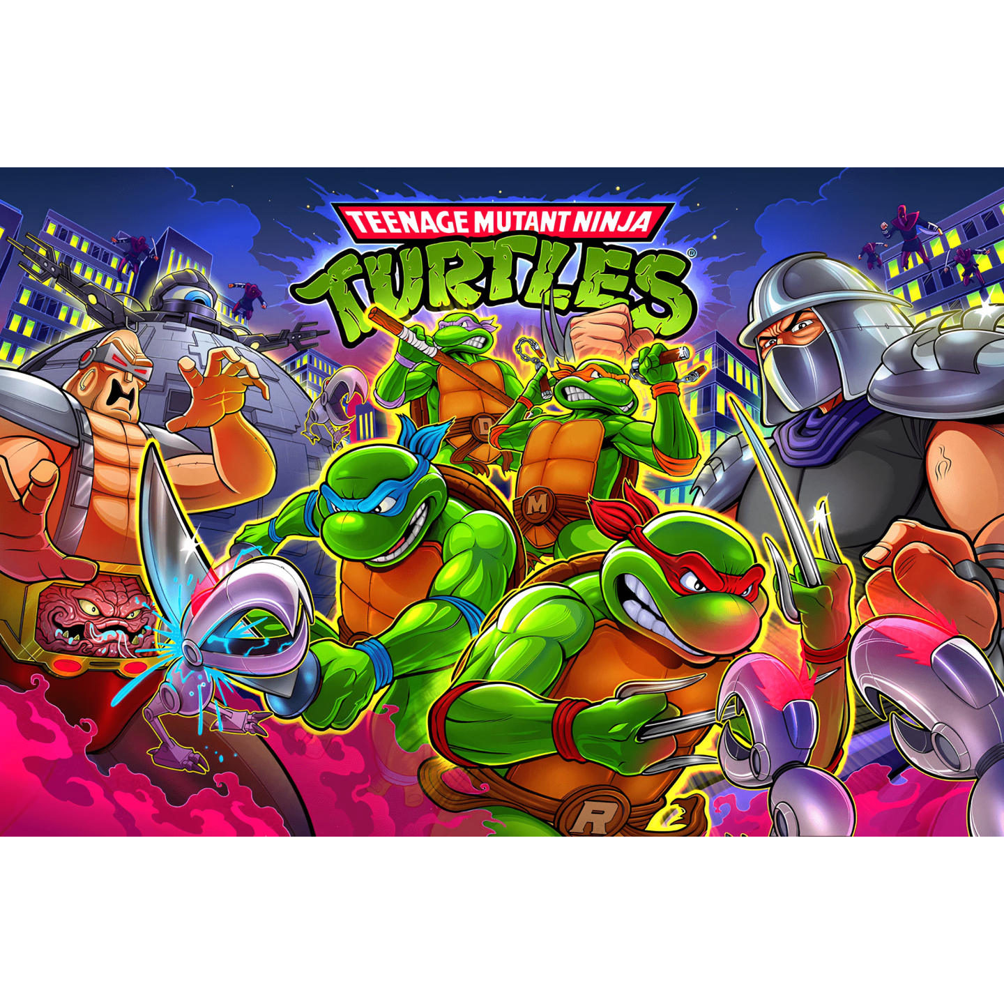 Tapis arcade NINJA TURTLES V1